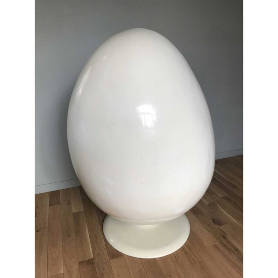 Image 1 of Vintage Ovalia Thor-Larsen fauteuil 1970