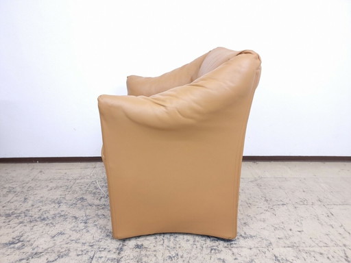 Cassina Tentazione fauteuil cognac #2 design fauteuil echt leer fauteuil Mario Bellini