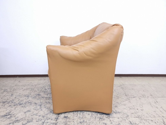 Image 1 of Cassina Tentazione fauteuil cognac #2 design fauteuil echt leer fauteuil Mario Bellini