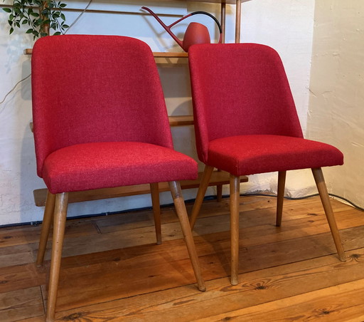 2x vintage cocktailstoeltjes