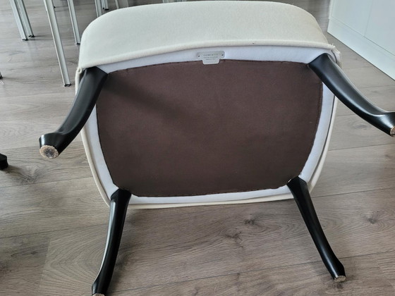 Image 1 of Giorgetti Progetti Fauteuil Met Hocker