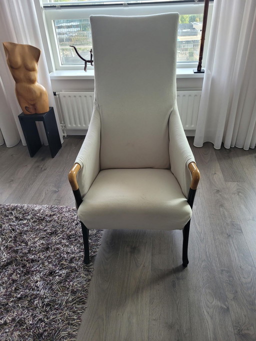 Giorgetti Progetti Fauteuil Met Hocker