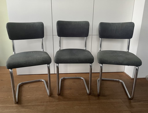 7x Originele Vintage Stoelen in de stijl van Fana