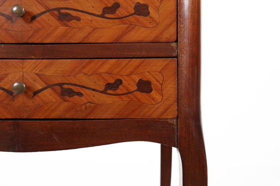 Image 1 of Vintage Frans nachtkastje Napoleon Iii stijl, 1950S