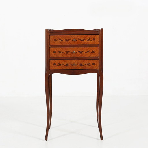 Vintage Frans nachtkastje Napoleon Iii stijl, 1950S