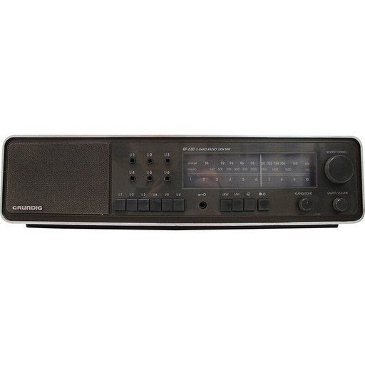 Vintage Grundig Rf 630 radio, Duitsland 1990