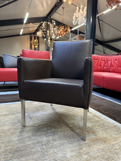 Bert plantagie Brian fauteuil bruin leer