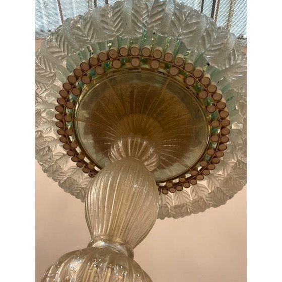 Image 1 of Italiaanse Murano glazen staande lamp met werkende fontein