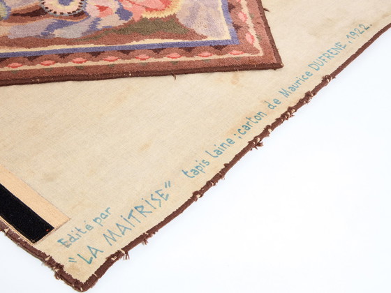 Image 1 of Maurice Dufrêne Voor La Maitrise Art Deco Wandtapijt 1922