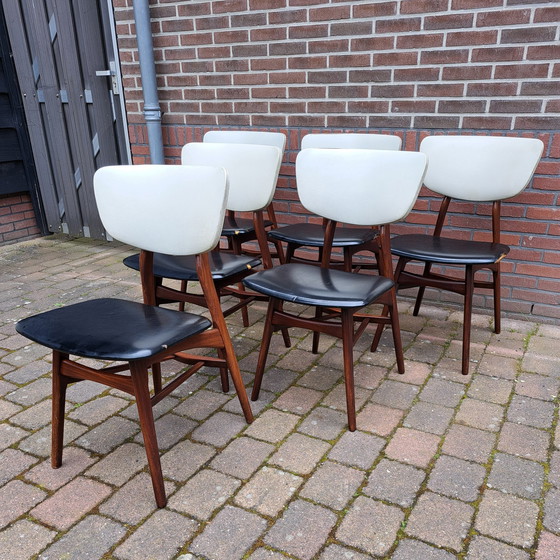 Image 1 of 6x van Teeffelen stoelen Hamar