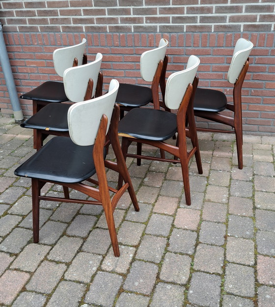 Image 1 of 6x van Teeffelen stoelen Hamar