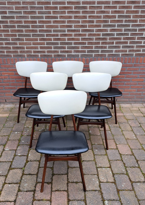 Image 1 of 6x van Teeffelen stoelen Hamar