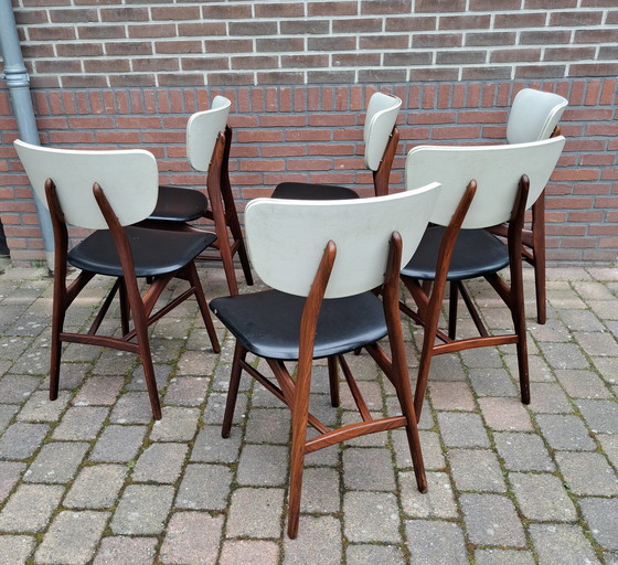 Image 1 of 6x van Teeffelen stoelen Hamar