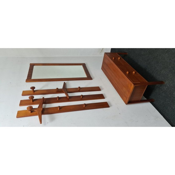 Image 1 of Vintage teakhouten kledingkast van Aksel Kjergaard, Denemarken