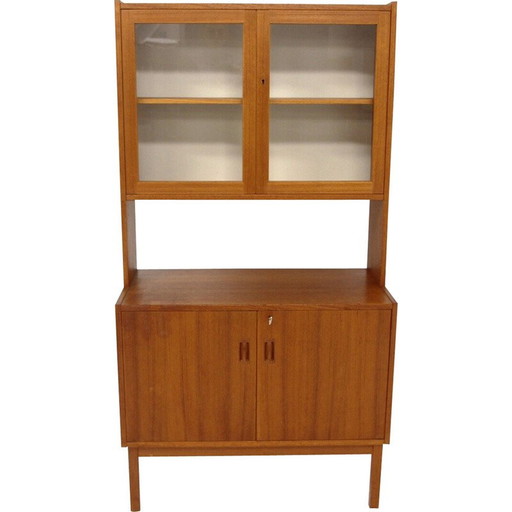 Scandinavisch vintage teak highboard, Zweden 1960