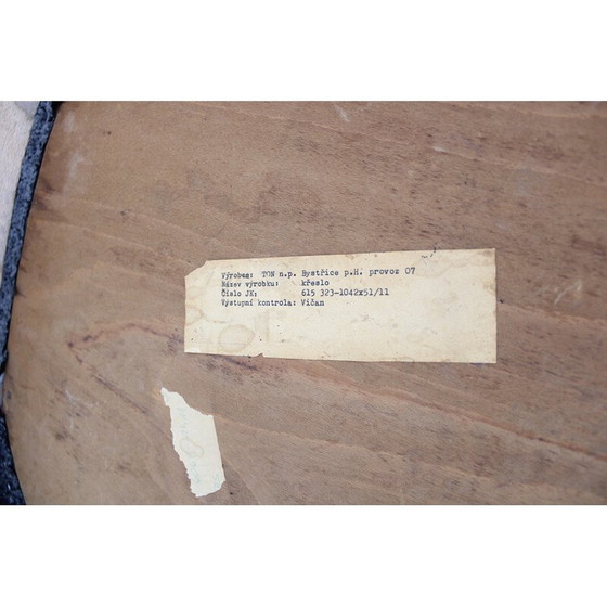 Image 1 of Set van 4 vintage eetkamerstoelen door Antonin Suman voor Ton, Tsjecho-Slowakije 1970