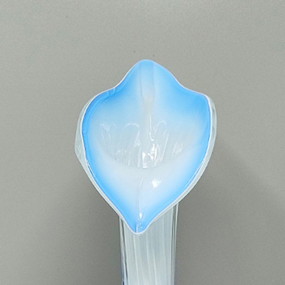 Image 1 of Verbazingwekkende Jack in the Pulpit "Calla Lily" vaas van Murano glas uit de jaren 1960.