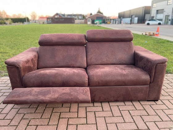 Image 1 of 3 + 2,5-zits stoffen suède relax sofaset