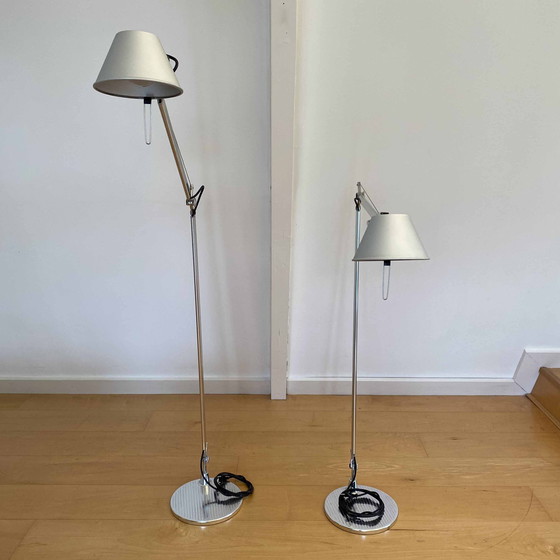 Image 1 of 2x Artemide Tolomeo Lettura vloerleeslampen