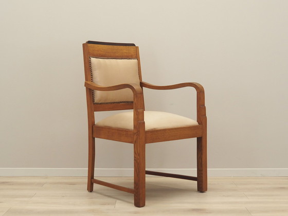 Image 1 of Eikenhouten fauteuil, Art Déco, 1950S, Productie: Denemarken