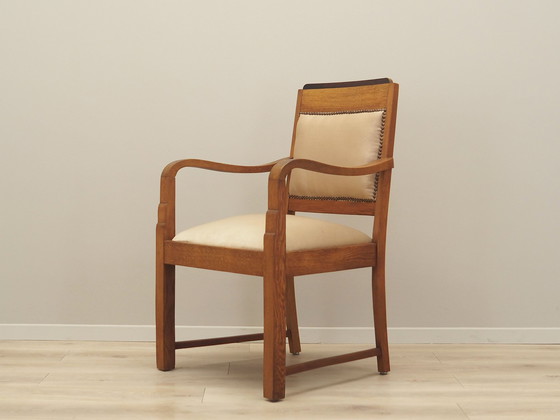 Image 1 of Eikenhouten fauteuil, Art Déco, 1950S, Productie: Denemarken