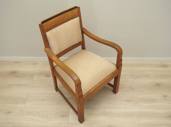 Image 1 of Eikenhouten fauteuil, Art Déco, 1950S, Productie: Denemarken