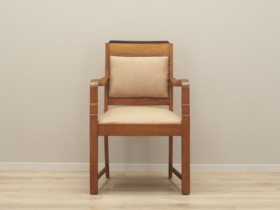 Image 1 of Eikenhouten fauteuil, Art Déco, 1950S, Productie: Denemarken