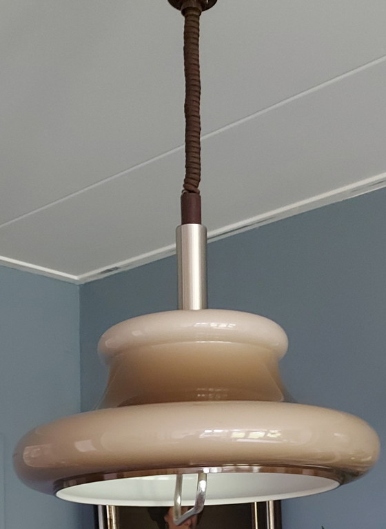 Image 1 of Vintage pendellamp jaren '70.