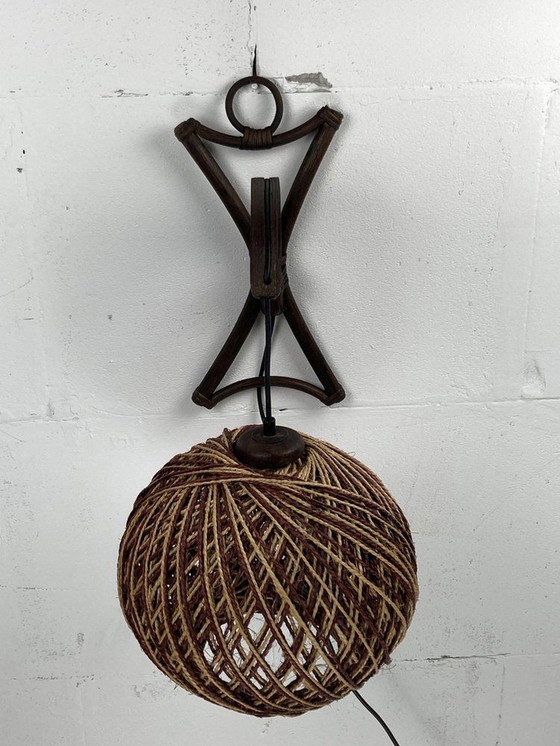 Image 1 of Sisal wandlamp, 1960S