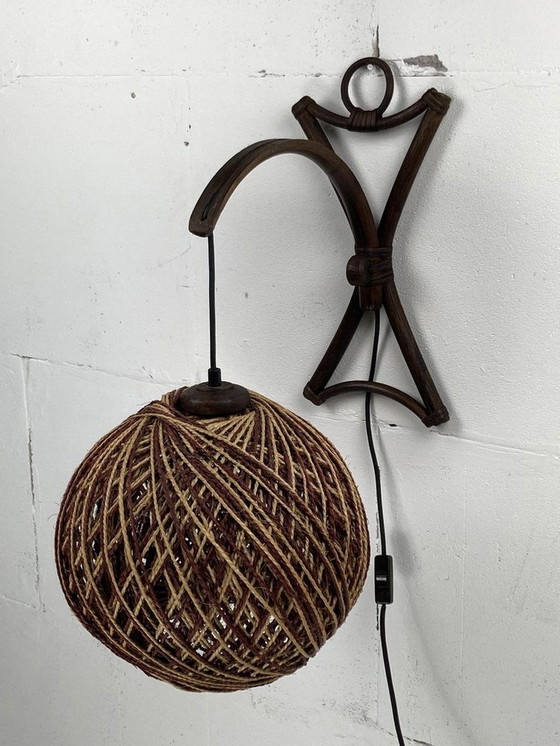 Image 1 of Sisal wandlamp, 1960S