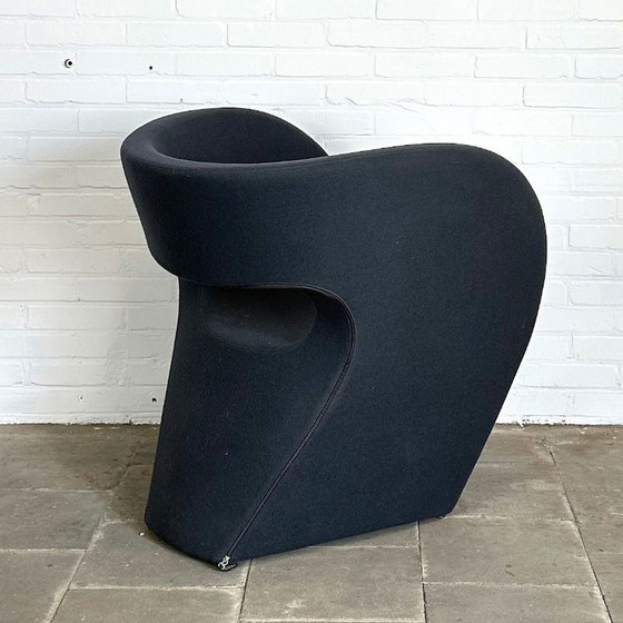 Image 1 of Moroso Little Albert Fauteuil, Iconisch Design van Ron Arad in Zwart