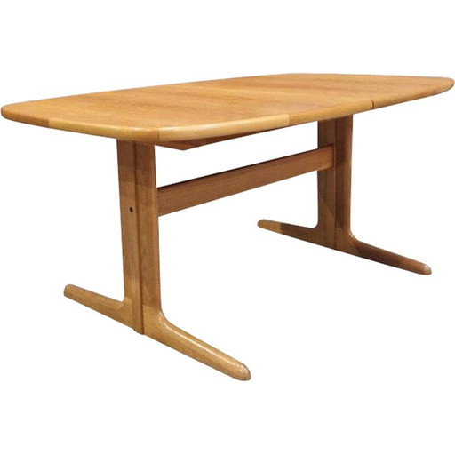 Scandinavische vintage tafel in licht eiken van Skovby Mobelfabrik, 1960