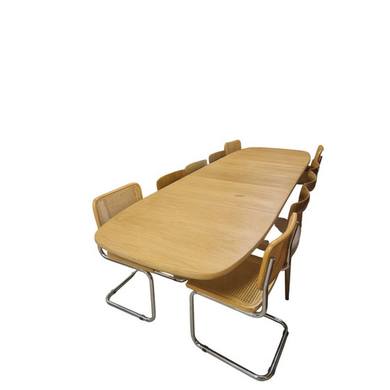 Image 1 of Scandinavische vintage tafel in licht eiken van Skovby Mobelfabrik, 1960