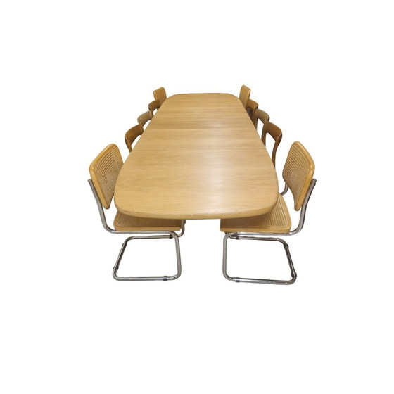 Image 1 of Scandinavische vintage tafel in licht eiken van Skovby Mobelfabrik, 1960