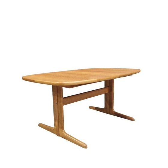 Image 1 of Scandinavische vintage tafel in licht eiken van Skovby Mobelfabrik, 1960