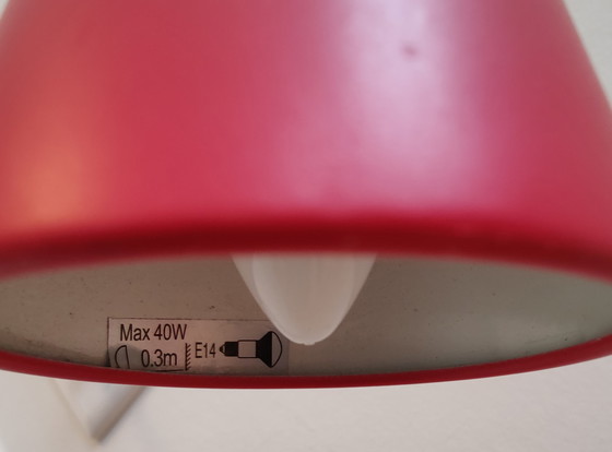 Image 1 of Ikea rode bureaulamp door Marianne Hagberg Kvart