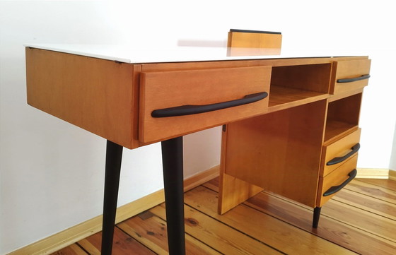 Image 1 of Console, bureau Ontworpen door M. Pozar, Up Zavody, Tsjecho-Slowakije