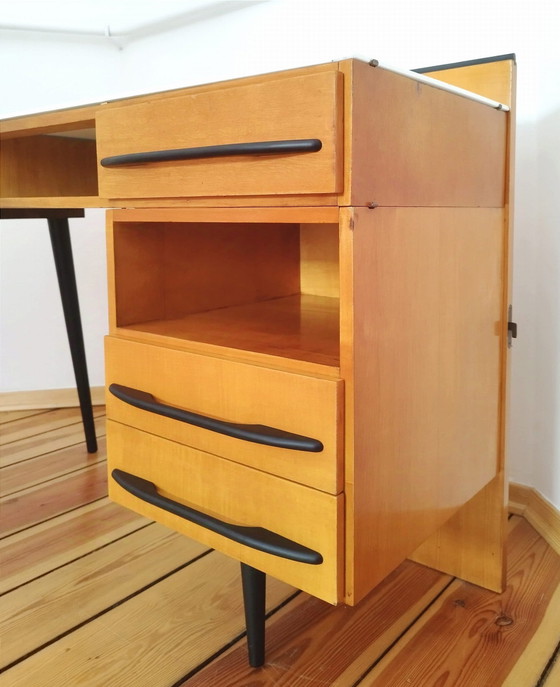 Image 1 of Console, bureau Ontworpen door M. Pozar, Up Zavody, Tsjecho-Slowakije