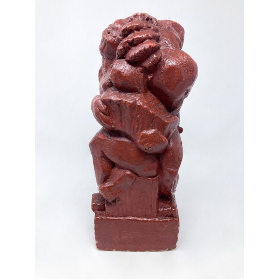 Image 1 of Vintage gipsen beeld van Jean Canneel, België