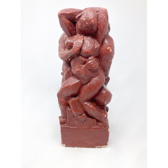 Image 1 of Vintage gipsen beeld van Jean Canneel, België