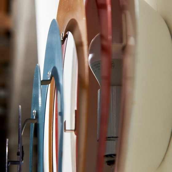 Image 1 of Vintage "Påfugl" metalen wandlamp van Bent Karlby voor Lyfa, 1970