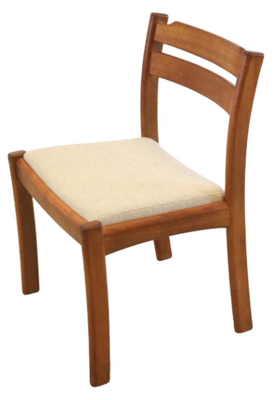 Image 1 of 6x Dyrlund 'Sentved' vintage eetkamerstoel