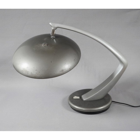 Image 1 of Vintage bureaulamp van gietijzer en plaatstaal voor Fase, 1960
