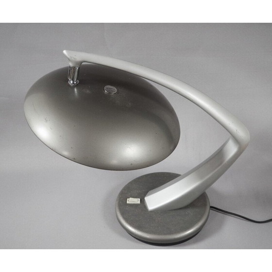 Image 1 of Vintage bureaulamp van gietijzer en plaatstaal voor Fase, 1960