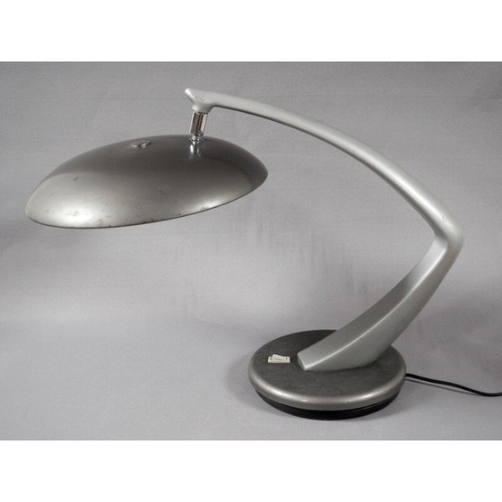 Image 1 of Vintage bureaulamp van gietijzer en plaatstaal voor Fase, 1960