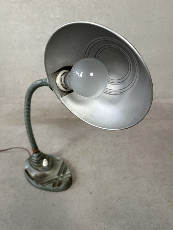 Image 1 of Vintage industrial art deco lamp - Erpé