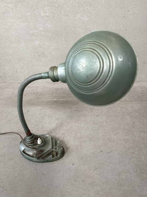 Image 1 of Vintage industrial art deco lamp - Erpé