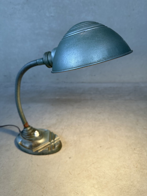 Image 1 of Vintage industrial art deco lamp - Erpé