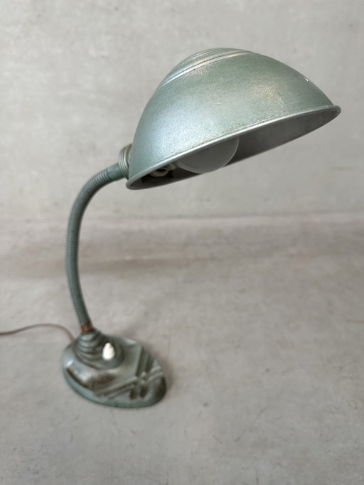 Vintage industrial art deco lamp - Erpé