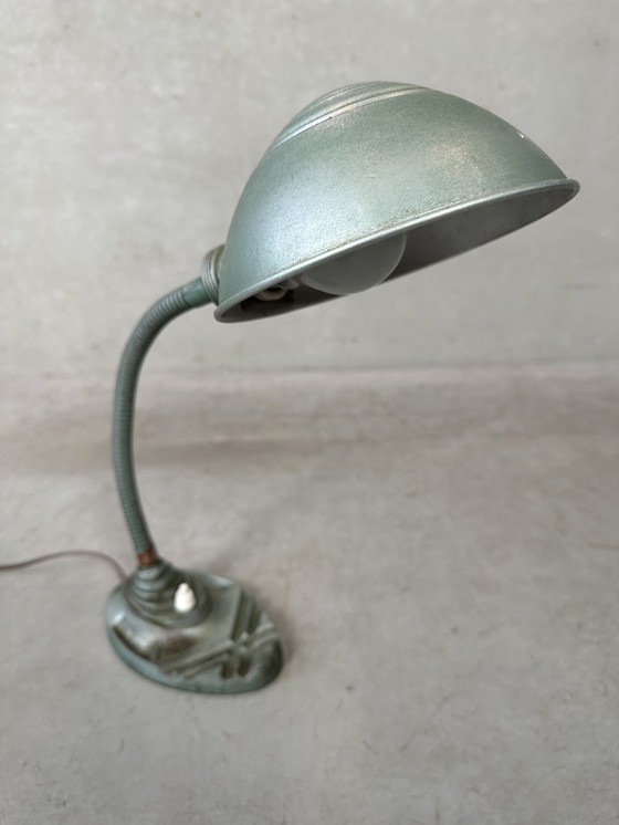 Image 1 of Vintage industrial art deco lamp - Erpé